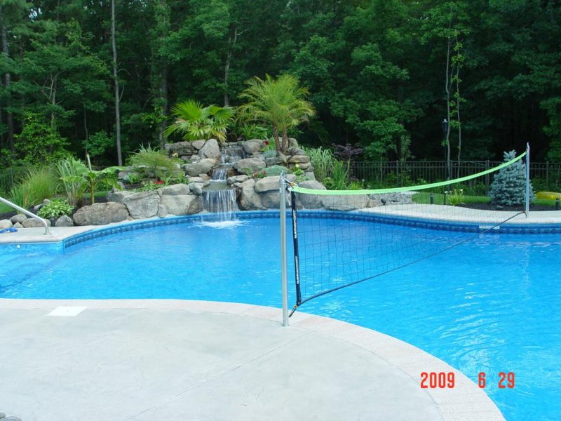 Stamped Concrete Pool Surround